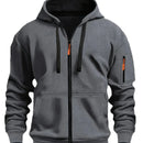 (Pearson OBM) European and American Fashion Casual Autumn and Winter Hat Sweater Zipper Long Sleeve Men's and Women's Same Style Sweatshirt Running Training Outdoor Warm Fitness Jacket - BUY ABROAD NOW