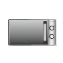 Cecotec Micro-ondes ProClean 3060 Gray Mirror. Capacité de 20 L, Revêtement Ready2Clean, 700 W de Puissance, 6 Niveaux de Fonctionnement, Minuterie 30 minutes, Finition Argenté.
