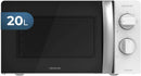 Cecotec Micro-ondes ProClean 2010. 20 L de capacité et 700 W de puissance, Sans grill, Mode Décongélation, Technologie 3DWave. Minuterie jusqu'à 30 minutes.