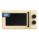 Cecotec Micro-ondes Mécanique de 20L Proclean 3010 Green. 700W, 6 Niveaux de Puissance, Mode Décongélation, Signal de Fin de Cuisson, Lampe Intérieure, Minuteur jusqu'à 30', Design en Vert