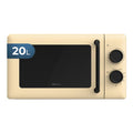 Cecotec Micro-ondes Mécanique de 20L Proclean 3010 Green. 700W, 6 Niveaux de Puissance, Mode Décongélation, Signal de Fin de Cuisson, Lampe Intérieure, Minuteur jusqu'à 30', Design en Vert