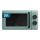 Cecotec Micro-ondes Mécanique de 20L Proclean 3010 Green. 700W, 6 Niveaux de Puissance, Mode Décongélation, Signal de Fin de Cuisson, Lampe Intérieure, Minuteur jusqu'à 30', Design en Vert