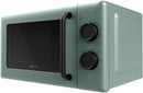 Cecotec Micro-ondes Mécanique de 20L Proclean 3010 Green. 700W, 6 Niveaux de Puissance, Mode Décongélation, Signal de Fin de Cuisson, Lampe Intérieure, Minuteur jusqu'à 30', Design en Vert