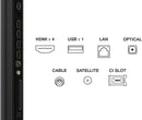 TCL 55Q6C QD-Mini LED TV, 4K HDR Premium 1000nits, Smart TV alimenté par Google (Dolby Vision IQ et Atmos, système Audio Onkyo 2.1, Motion Clarity Pro 144Hz, contrôle Vocal Mains Libres)