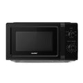 Comfee' CM-M202CC(BK) four micro ondes compact avec la capacité de 20 litres, 700 W avec Commande manuelle, Convenable pour petites cuisines, 5 niveaux de puissance, Dégélation rapide, Noir