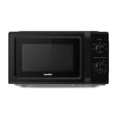 Comfee' CM-M202CC(BK) four micro ondes compact avec la capacité de 20 litres, 700 W avec Commande manuelle, Convenable pour petites cuisines, 5 niveaux de puissance, Dégélation rapide, Noir