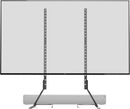 Amazon Basics Support TV universel pour téléviseurs LCD/LED/Plasma de 22" à 77" réglable en hauteur, compatible avec barres de son, supporte jusqu'à 36 kg et VESA 800 x 400 mm max, noir