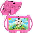 Kids Tablet 7 inch Android 12, 4GB RAM 32GB ROM, 512GB Expandable, with Parental Control, WiFi, Bluetooth, Dual Camera with Silicone Case, 1PCS(Blue)