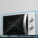 Cecotec Micro-ondes ProClean 2010. 20 L de capacité et 700 W de puissance, Sans grill, Mode Décongélation, Technologie 3DWave. Minuterie jusqu'à 30 minutes.