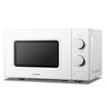 Comfee' CM-M202CC(BK) four micro ondes compact avec la capacité de 20 litres, 700 W avec Commande manuelle, Convenable pour petites cuisines, 5 niveaux de puissance, Dégélation rapide, Noir