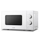 Comfee' CM-M202CC(BK) four micro ondes compact avec la capacité de 20 litres, 700 W avec Commande manuelle, Convenable pour petites cuisines, 5 niveaux de puissance, Dégélation rapide, Noir