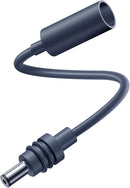 Starlink Mini DC Extension Cable 18CM, Waterproof Power Converter Adapter, Female to Male Plug, Replacement Accessories,Compatible with Starlink Mini Pipe Adapter & Original Power Cable