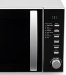 H.Koenig VIO2 – Micro-ondes multifonction compact 20L, 700W, Plateau tournant 24,5cm, 6 niveaux de puissance, Décongélation express, Minuterie jusqu’à 60 min – Design miroir noir