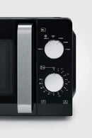 SEVERIN Four à micro-ondes 17 L, Four micro-onde 700 W pour décongeler, chauffer et réchauffer, Micro-onde avec 6 niveaux de puissance, Minuteur 30 min, Plateau tournant (Ø 24,5 cm), Noir, MW 7886