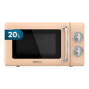 Cecotec Micro-Ondes Mécanique Proclean 3010 Retro Vert. 20 L, 700 W en 6 niveaux, minuterie jusqu'à 30 minutes, mode dégivrage, design vert vintage, finitions en acier.