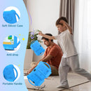 Kids Tablet 7 inch Android 12.0 for Toddler, 4GB RAM 32GB ROM Bluetooth IPS Screen Parental Control Dual Camera Shockproof Case for Educational Games, (Blue)