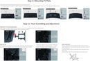 Amazon Basics Support mural pivotant et inclinable pour TV, moniteur plat et incurvé de 66-140 cm jusqu'à 36 kg/max. VESA 400 x 400 mm, Noir