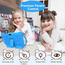 Kids Tablet 7 inch Android 12.0 for Toddler, 4GB RAM 32GB ROM Bluetooth IPS Screen Parental Control Dual Camera Shockproof Case for Educational Games, (Blue)