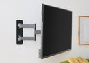 Amazon Basics Support mural pivotant et inclinable pour TV, moniteur plat et incurvé de 66-140 cm jusqu'à 36 kg/max. VESA 400 x 400 mm, Noir