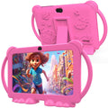 Kids Tablet 7 inch Android 12.0 for Toddler, 4GB RAM 32GB ROM Bluetooth IPS Screen Parental Control Dual Camera Shockproof Case for Educational Games, (Blue)