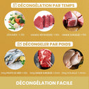 COMFEE' Micro-ondes Rétro avec 8 MENUS PRÉRÉGLÉS , 5 Niveaux de Puissance de Cuisson, 20 L, 800 W, Cuisson Express 30S, CMSRO 20di cr, Crème D'abricot