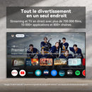 FPD 55-inch Smart TV Google TV 4K UHD with Google Play and Google Cast Built-in, HDR 10, Dolby Vision Dolby Atmos, MEMC, Voice Remote, Stream Live TV(Canvas-Series, CG55-C1, 2024 Model)