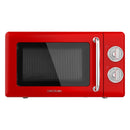 Cecotec Micro-Ondes Mécanique Proclean 3010 Retro Vert. 20 L, 700 W en 6 niveaux, minuterie jusqu'à 30 minutes, mode dégivrage, design vert vintage, finitions en acier.