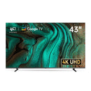 FPD 55-inch Smart TV Google TV 4K UHD with Google Play and Google Cast Built-in, HDR 10, Dolby Vision Dolby Atmos, MEMC, Voice Remote, Stream Live TV(Canvas-Series, CG55-C1, 2024 Model)