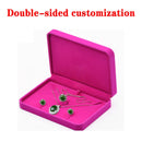 Personalized flannel jewelry box, wedding ring box, necklaces, rings, earrings, bracelets