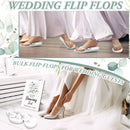 Wedding flip flops for guests, wedding sandals, wedding gifts