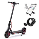 Electric Scooter with App Function, with Mobile Phone Holder and Anti-Theft Protection, Foldable E Scooter, 25-30 km - 8.5 Inch