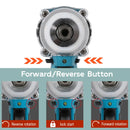 Brushless Electric French For Makita 18V Battery Cordless Electric Impact band. Hand draw Power Tool. -  520N.m