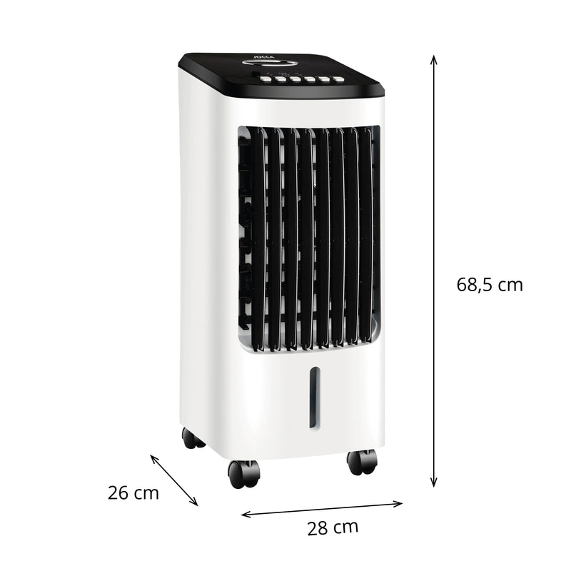 Jocca air conditioning with ionizer and control. Fan with cold wet filter, 3 L tank, 3 speeds.