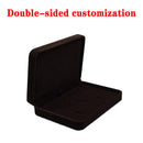 Personalized flannel jewelry box, wedding ring box, necklaces, rings, earrings, bracelets