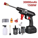 Washer Gun  Battery Wireless High Pressure Foam producer - 1500W 30Bar Car Water Gun for Auto Home Garden lever Machine. - 30000mAh