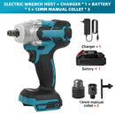 Brushless Electric French For Makita 18V Battery Cordless Electric Impact band. Hand draw Power Tool. -  520N.m