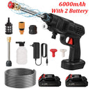 Washer Gun  Battery Wireless High Pressure Foam producer - 1500W 30Bar Car Water Gun for Auto Home Garden lever Machine. - 30000mAh