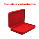 Personalized flannel jewelry box, wedding ring box, necklaces, rings, earrings, bracelets