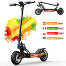 S13 adult Electric Scooter, range 75-90km,48V 20.8Ah, motor 1000W * 2, electric folding totinette, TODIMART