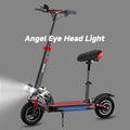 SUNNIGOO Electric Scooter For Adult 10 inch Off-Road 48V Lithium Battery Max Speed 45km/h Removable Seat Foldable E Scooter