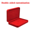 Personalized flannel jewelry box, wedding ring box, necklaces, rings, earrings, bracelets