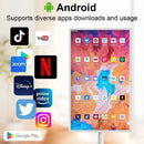 21.5Inch Portable Smart TV, Rolling & Height-Adjustable Android TV, 60HZ 1080P Touch Screen, 8000mAh Battery,13MP Camera,6G+128G