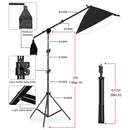 Photography lghting Kit With 2x2M Photo Background Muslin Backdrops Softbox Light Stand Portable Bag Soft BoxFor Photo Studio