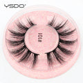 YSDO 1 pair 3D Mink Lashes Cruelty free Eyelashes Makeup maquillaje False Eyelashes Fluffy Fake Lashes Thick Faux Cils Maquiagem