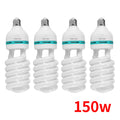 4pcs 150 135 45 Watt 5500K High Bright Photography Daylight Fluorescent Lighting Bulbs E27 Base For Softbox Photographic Photo