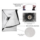 Photography lghting Kit With 2x2M Photo Background Muslin Backdrops Softbox Light Stand Portable Bag Soft BoxFor Photo Studio