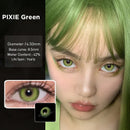 Bio-essence 1 Pair Colored Contact Lens Yearly Natural Looking Cosmetic Eyes Lenses with Color Eye Lens