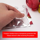 Personalized Engagement Table Stand with Heart Frame, Acrylic Mirror with Custom Names