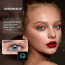Bio-essence 1 Pair Colored Contact Lens Yearly Natural Looking Cosmetic Eyes Lenses with Color Eye Lens