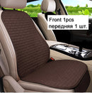Car Seat Cover Front/Rear Flax/Linen Seat Cushion Protector Pad Black/Red/Beige/Grey/Coffee/Brown For Audi A3 A5 D2 X45
